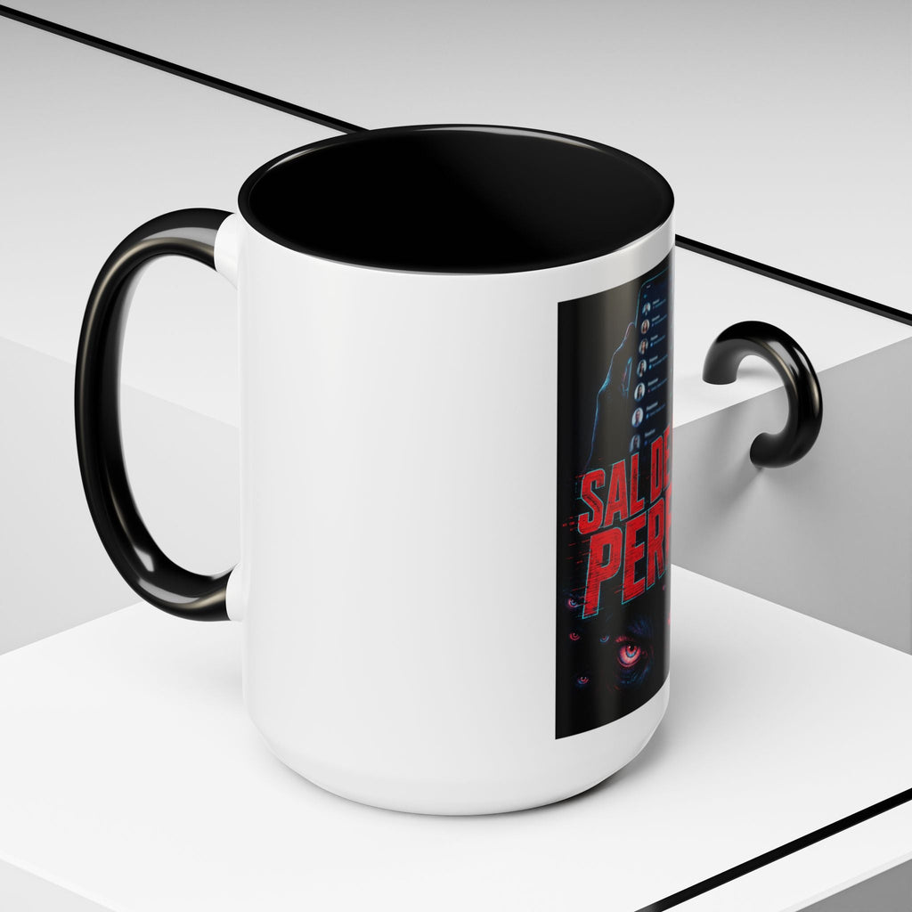 Coffee Mug — "Sal de mi Perfil" Bold Dark Gaming Design (11/15oz) - Sal de Mi Perfil