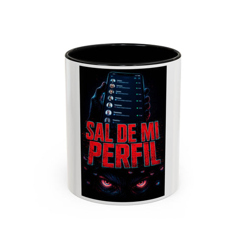 Coffee Mug — "Sal de mi Perfil" Bold Dark Gaming Design (11/15oz) - Sal de Mi Perfil