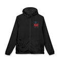 Windbreaker Jacket — 'Calm the Chaos' Retro Pixel Chest Graphic - Sal de Mi Perfil