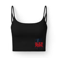 Women's Luxe Bra — 'Sal de mi Perfil' Graphic Crop Bralette - Sal de Mi Perfil